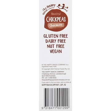 The Happy Snack Company Chickpeas Chocolate 5 pack