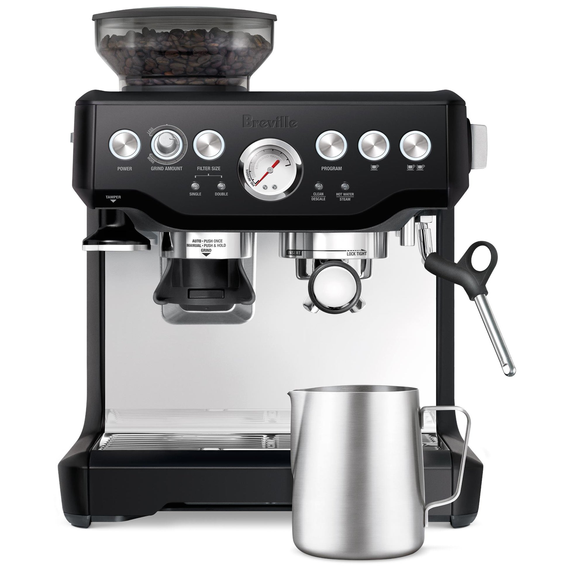 Breville the Barista Express® Coffee Machine (Black Truffle)