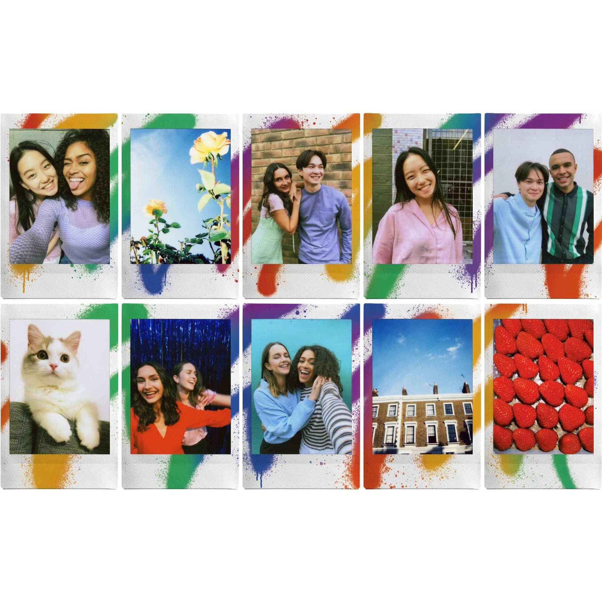 Fujifilm Instax Mini Film Spray Art (10 Pack)