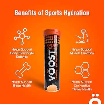VOOST Effervescent Sport Hydration Orange 10 pack
