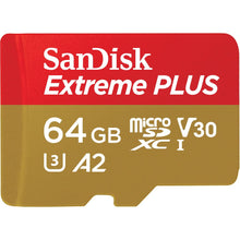 SanDisk Extreme PLUS microSDXC 64GB 200MB/s Memory Card