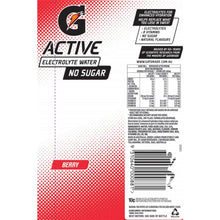 Gatorade G Active Sports Drinks Berry Water Electrolytes & Vitamins 600ml