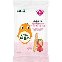 Little Bellies Organic Strawberry Pick-Up Sticks 16g