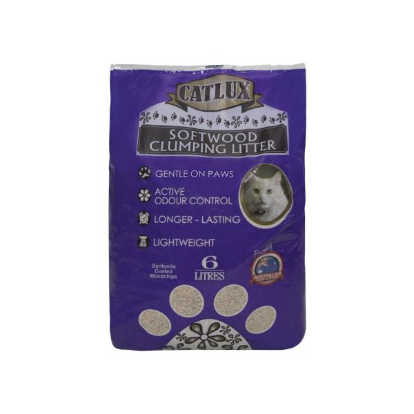 CATLUX LIGHT CLUMPING LITTER 6 LITRE