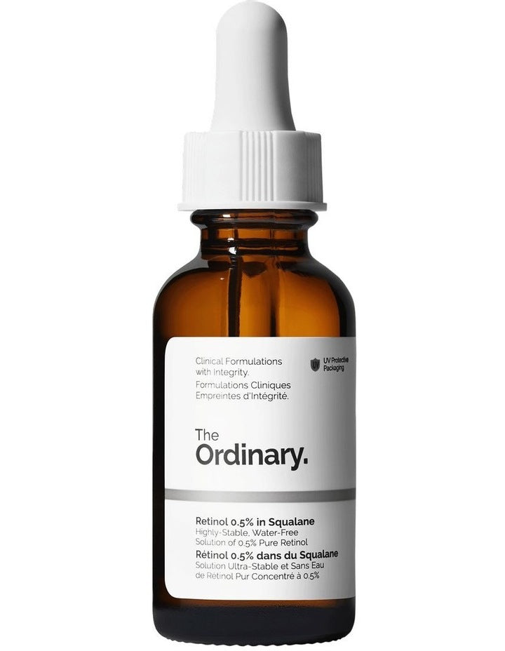 Retinol 0.5% in Squalane, Moderate Serum for Early Signs of Ageing 30ml