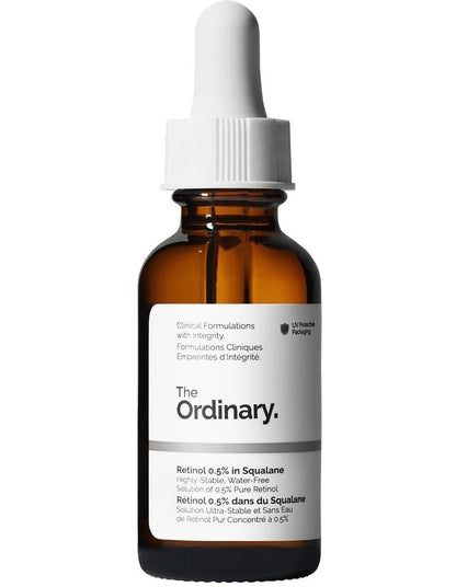 Retinol 0.5% in Squalane, Moderate Serum for Early Signs of Ageing 30ml