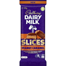 Cadbury Dairy Milk Slices Peanut Caramel Chocolate Block 170g