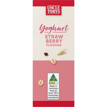 Uncle Tobys Yoghurt Muesli Bars Strawberry 469g