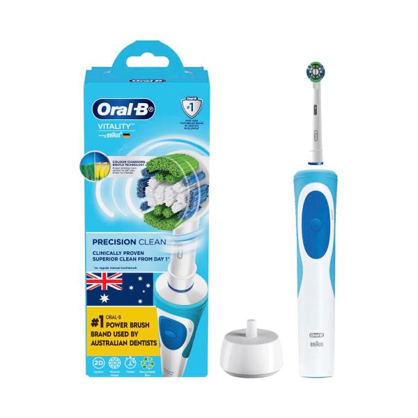 ORAL B VITALITY PRECISION CLEAN ELECTRIC TOOTHBRUSH 1 PACK