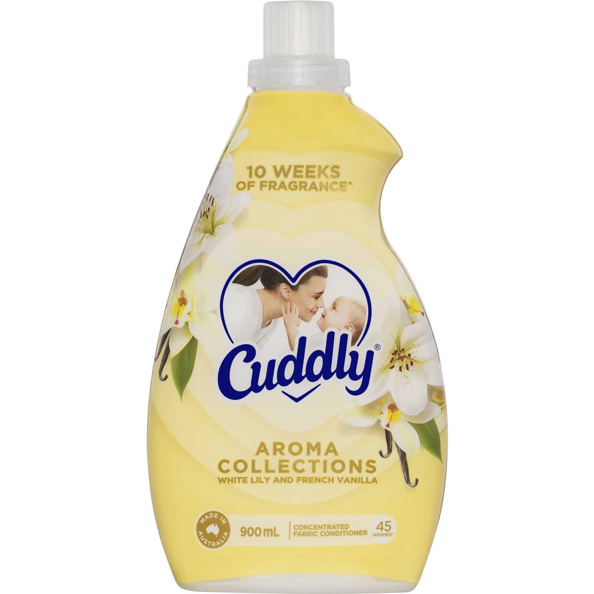 Cuddly Ultra Fabric Softener White Lily & Frnch Van 900ml