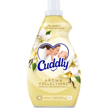 Cuddly Ultra Fabric Softener White Lily & French Vanilla 900mL