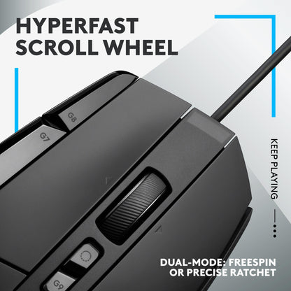 Logitech G502 X Wired Gaming Mouse (Black)
