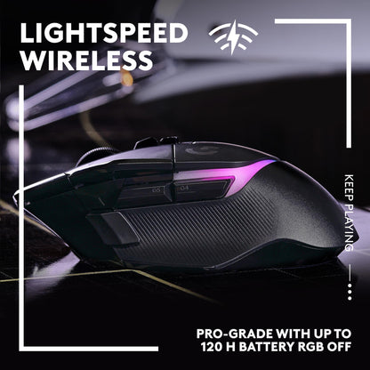 Logitech G502 X Plus Wireless RGB Gaming Mouse (Black)