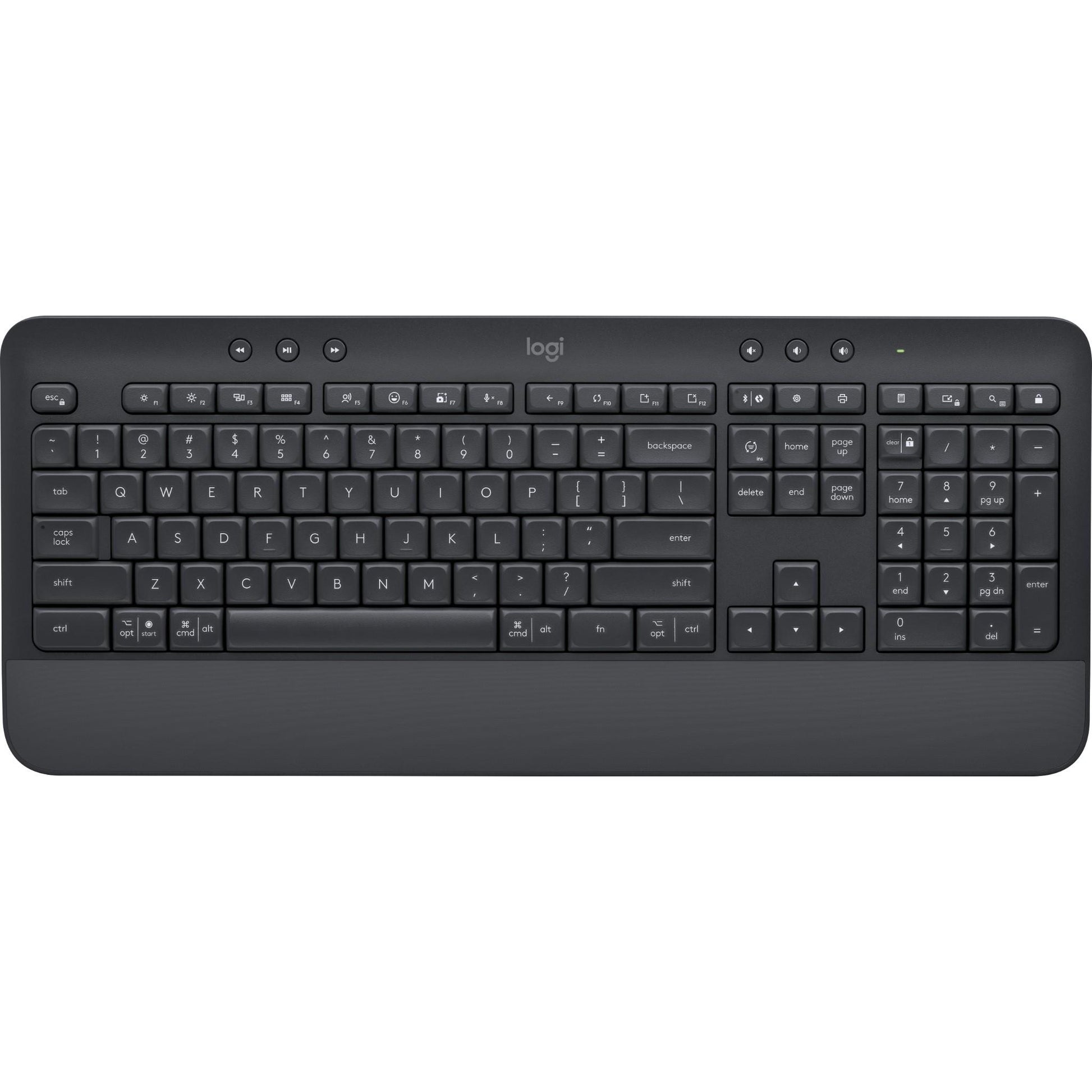 Logitech K650 Signature Wireless Keyboard (Graphite)