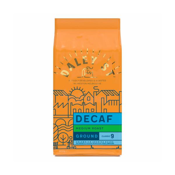 DALEY ST DECAF GROUND COFFEE 200G