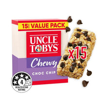 UNCLE TOBYS MUESLI BARS CHEWY CHOC CHIP VARIETY VALUE LUNCHBOX SNACKS