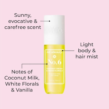 MCoBeauty Fragrance Mist No.6 Coconut Cream & White Florals 90mL