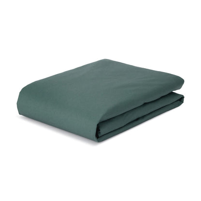 250 Thread Count Cotton Rich Fitted Sheet - Double Bed, Teal