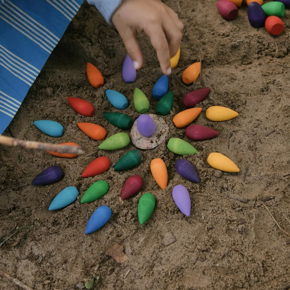 Grapat Mandala Rainbow Snowflake 36 Pieces 3yrs+