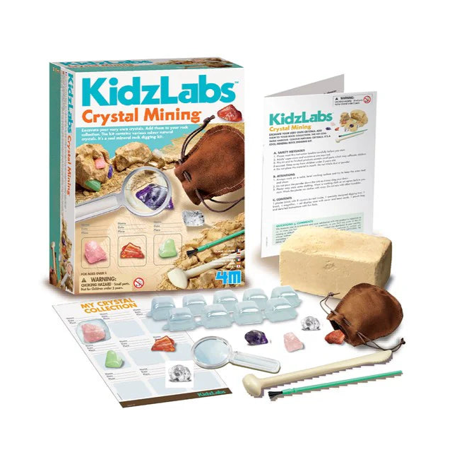 KidzLabs Crystal Mining Early Science STEM Toys 5yrs+