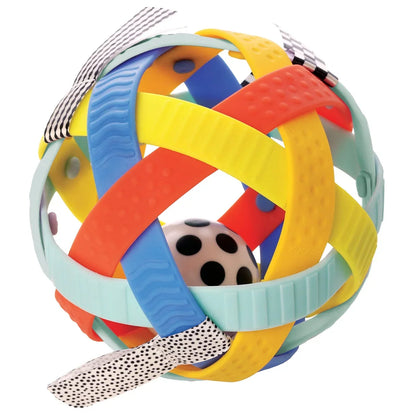 Manhattan Toy Blissful Ball Sensory Baby Toddler Activity Toy Baby Gifts Idea 6m+