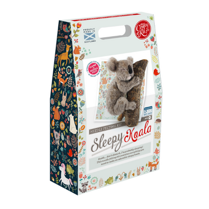 Koala Needle Felting Kit by The Crafty Kit Co Art and craft for kids Retired 10yrs+