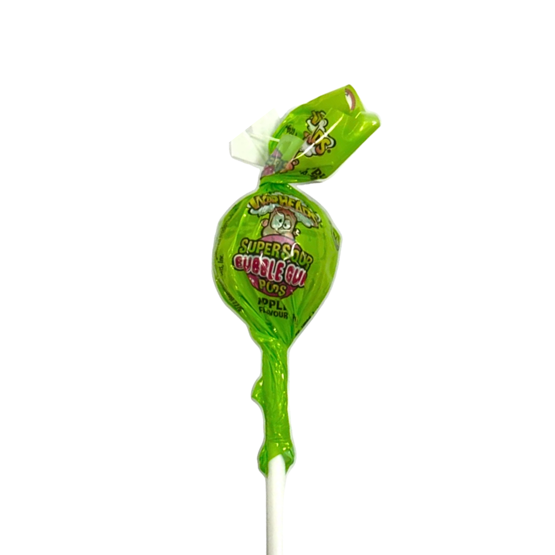 Warheads Super Sour Bubblegum Pops