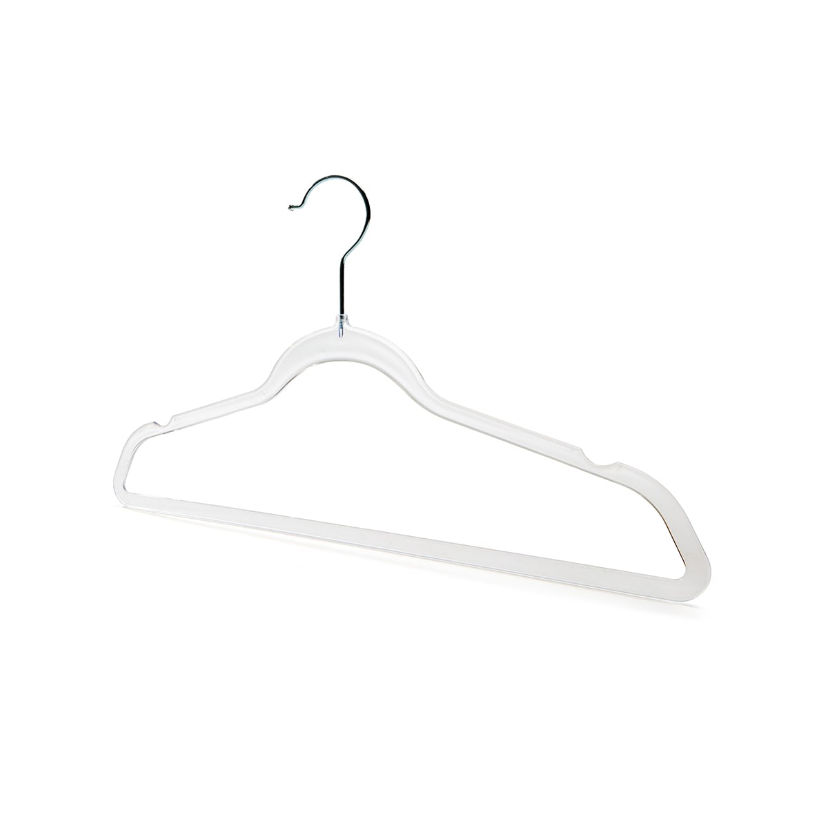 12 Pack Clear Hangers