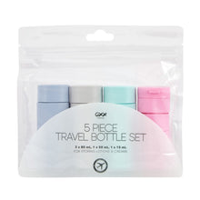 OXX Travel 5 Piece Travel Bottle Set