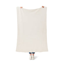 Chunky Knit Throw - Ivory