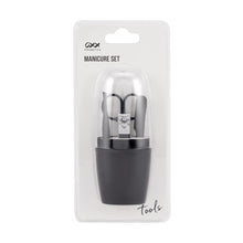 OXX Cosmetics 4 Piece Manicure Set - Black