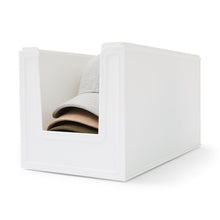 15L Modular Open Front Stackable Bin - White