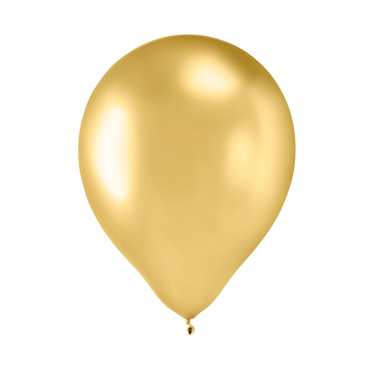 12 Piece Gold and Silver Chrome Balloons