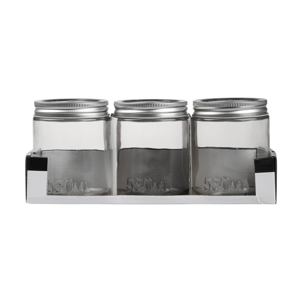 3 Preserving Jars - 550ml