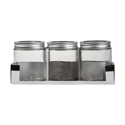 3 Preserving Jars - 550ml