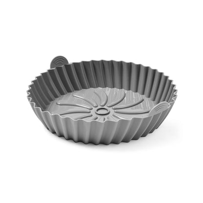 Large Silicone Air Fryer Tray - Grey