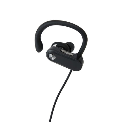 Sports Hook Bluetooth Earphones - Black