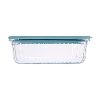 1.4L Ribbed Glass Container