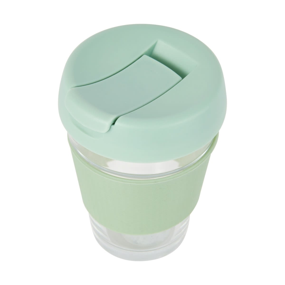 350ml Sage Glass Reusable Travel Cup