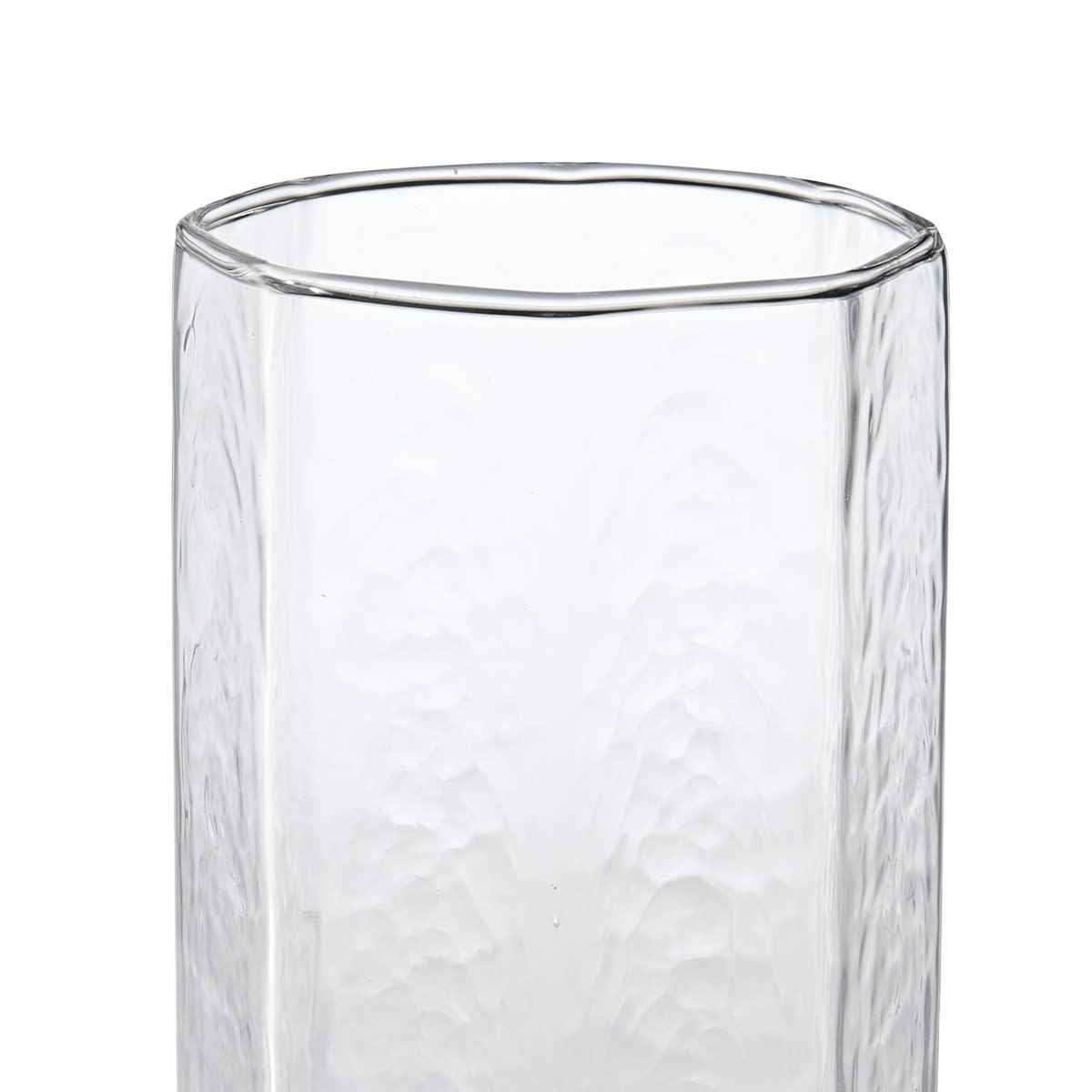 6 Clear Octagon Hiball Glasses