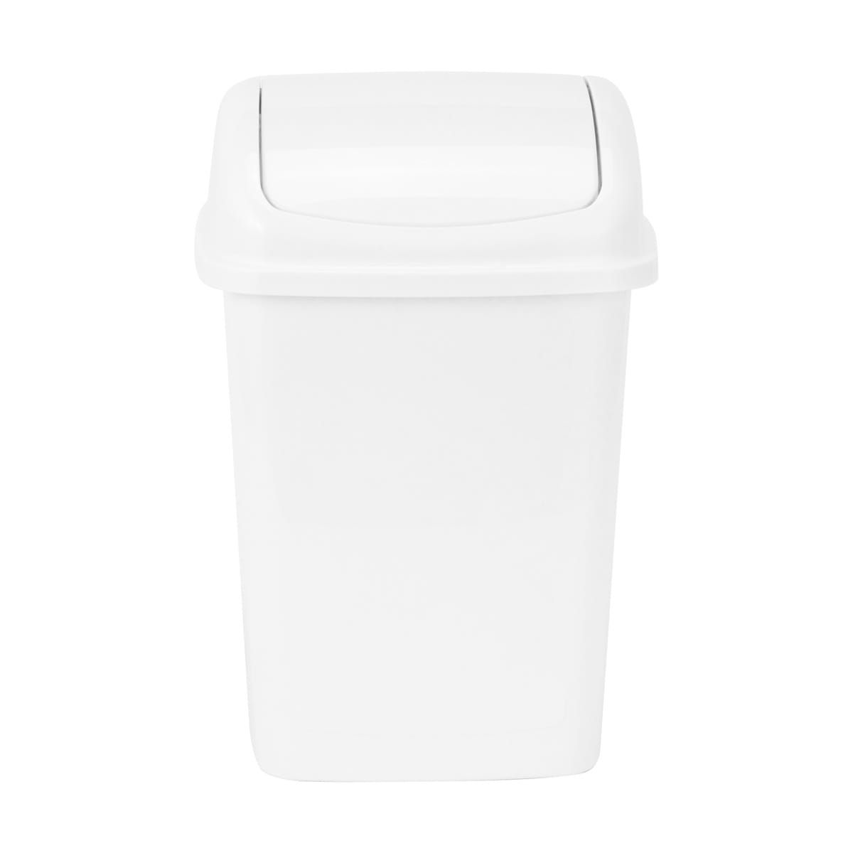 5L Swing Top Bin - White