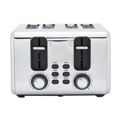 4 Slice Stainless Steel Toaster