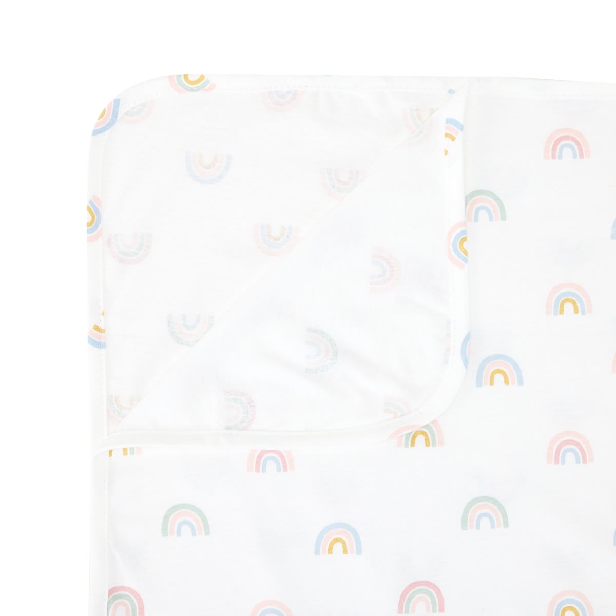 Cotton Jersey Blanket - Rainbow
