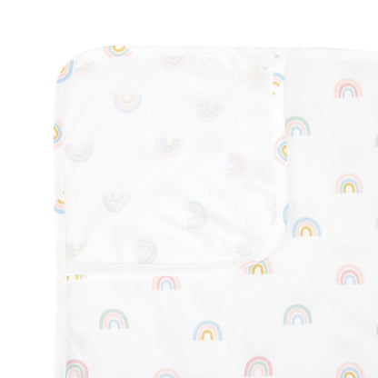 Cotton Jersey Blanket - Rainbow