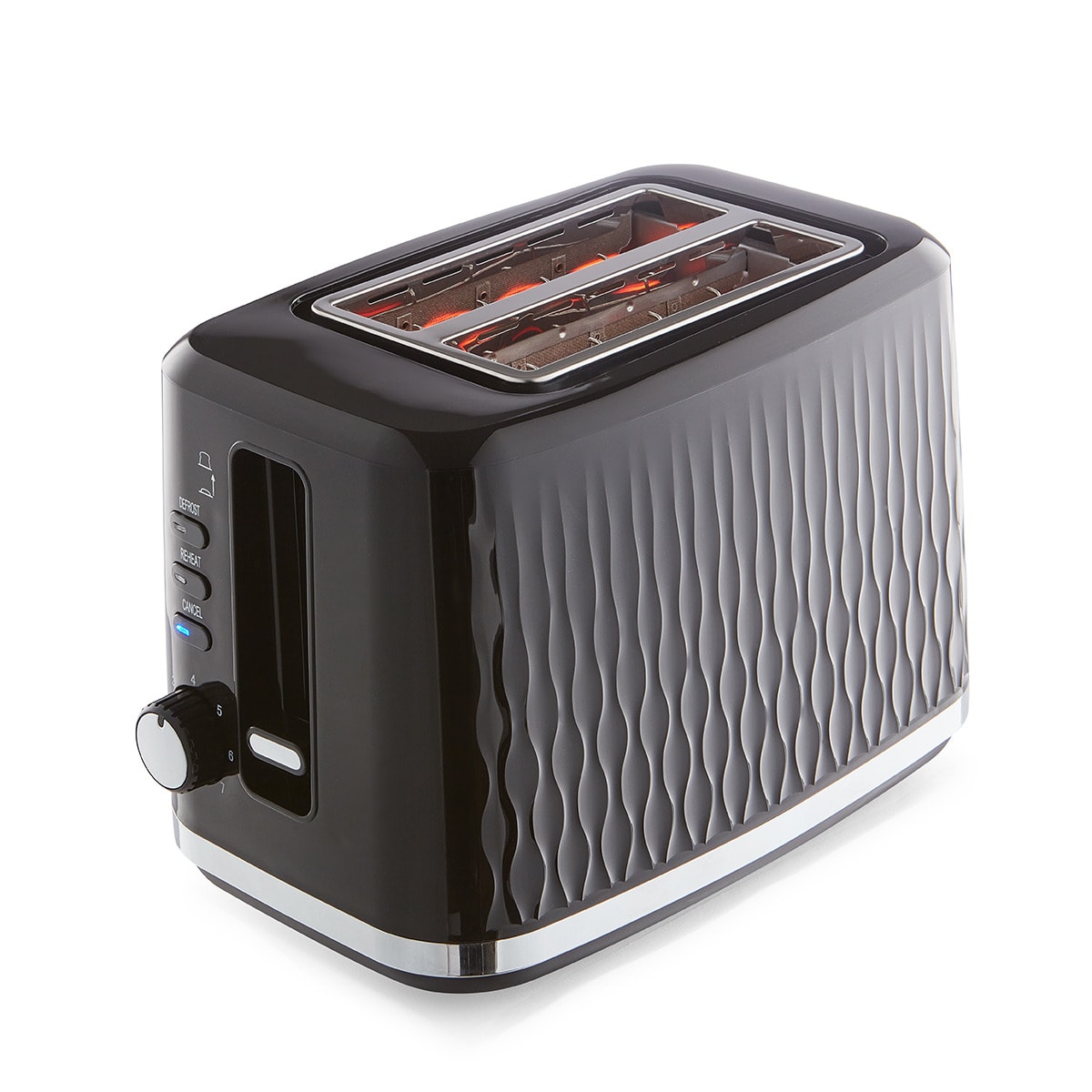 2 Slice Toaster - Black