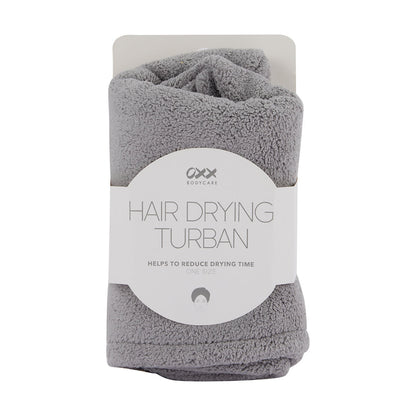 OXX Bodycare Hair Drying Turban - Grey