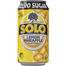 Solo Lemon Pineapple Flavour Zero Sugar 375mL x 10 pack