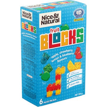 Nice & Natural Fruit Blocks Apple Strawberry Lemon & Raspberry 6 pack