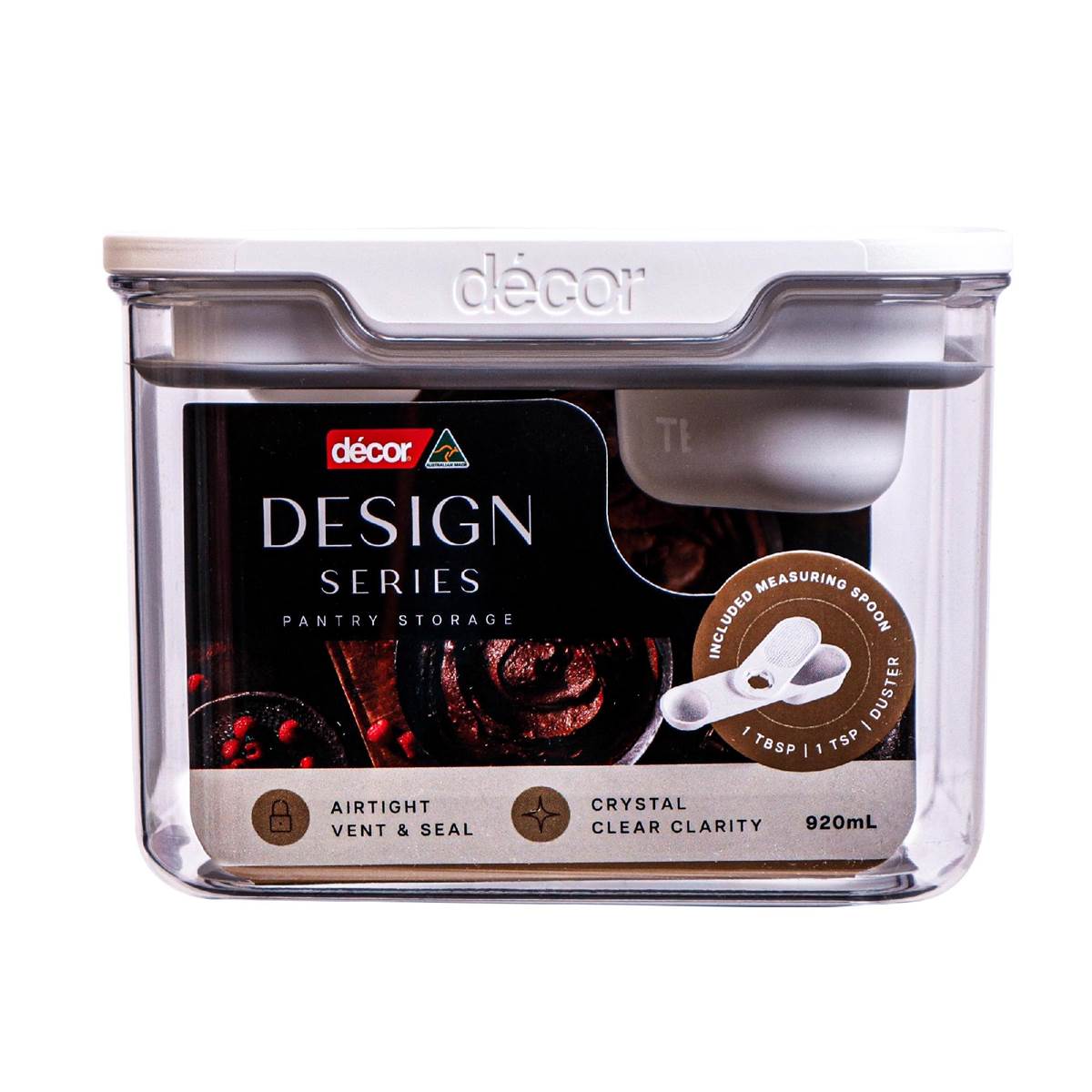 Decor Design Series Pantry Storage Oblong 920mL each