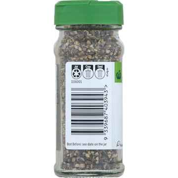 Woolworths Black Peppercorn Cracked 34g